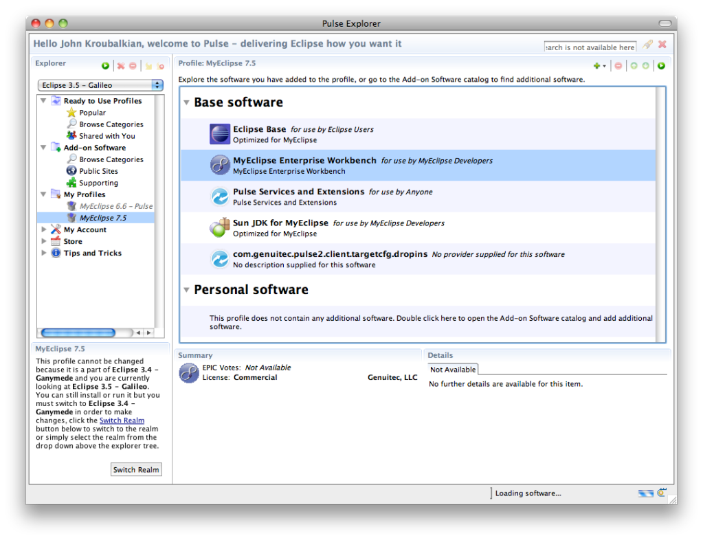 Myeclipse Blue 10.6