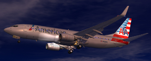 New American Airlines Livery Fsx