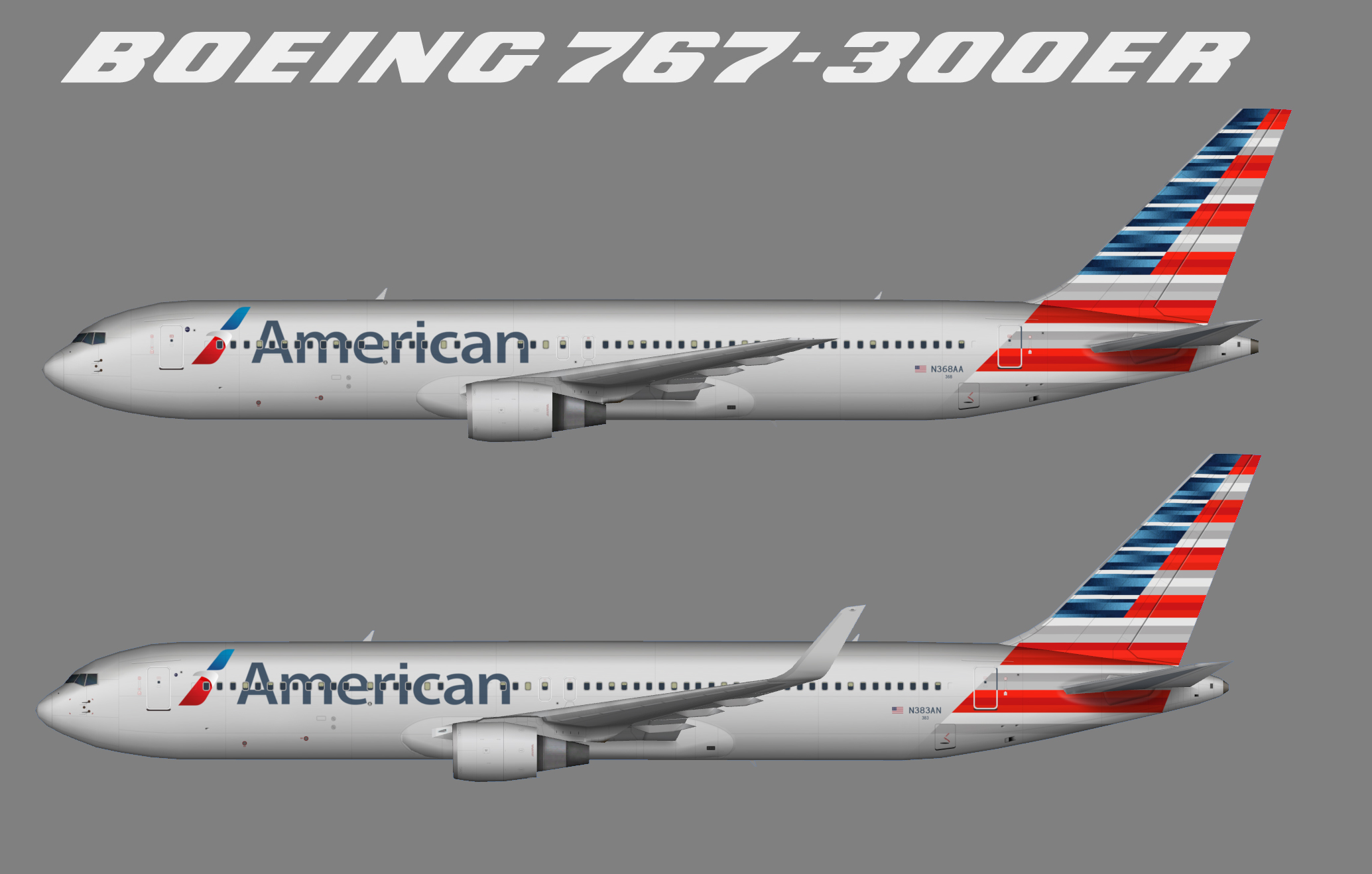 New American Airlines Livery Fsx