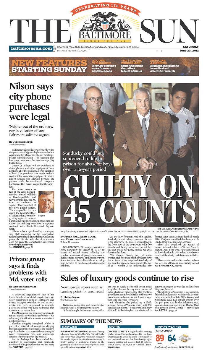 Newspaper Front Page