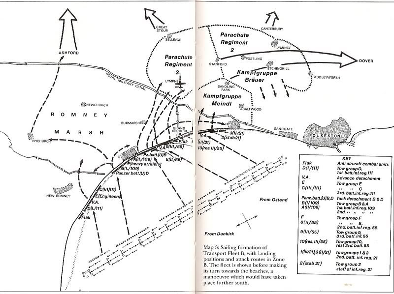 Operation Sea Lion Maps