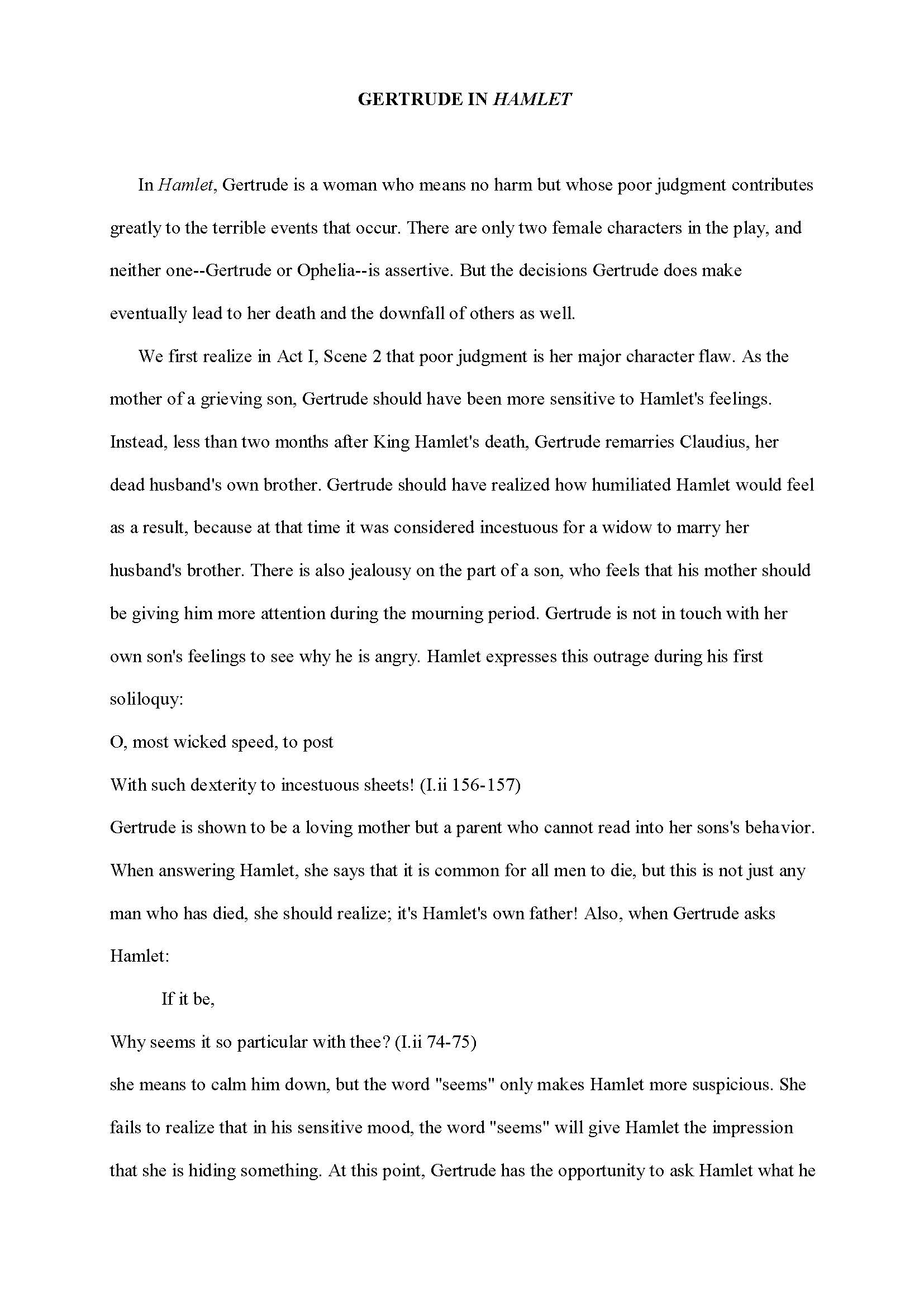 Opinion Essay