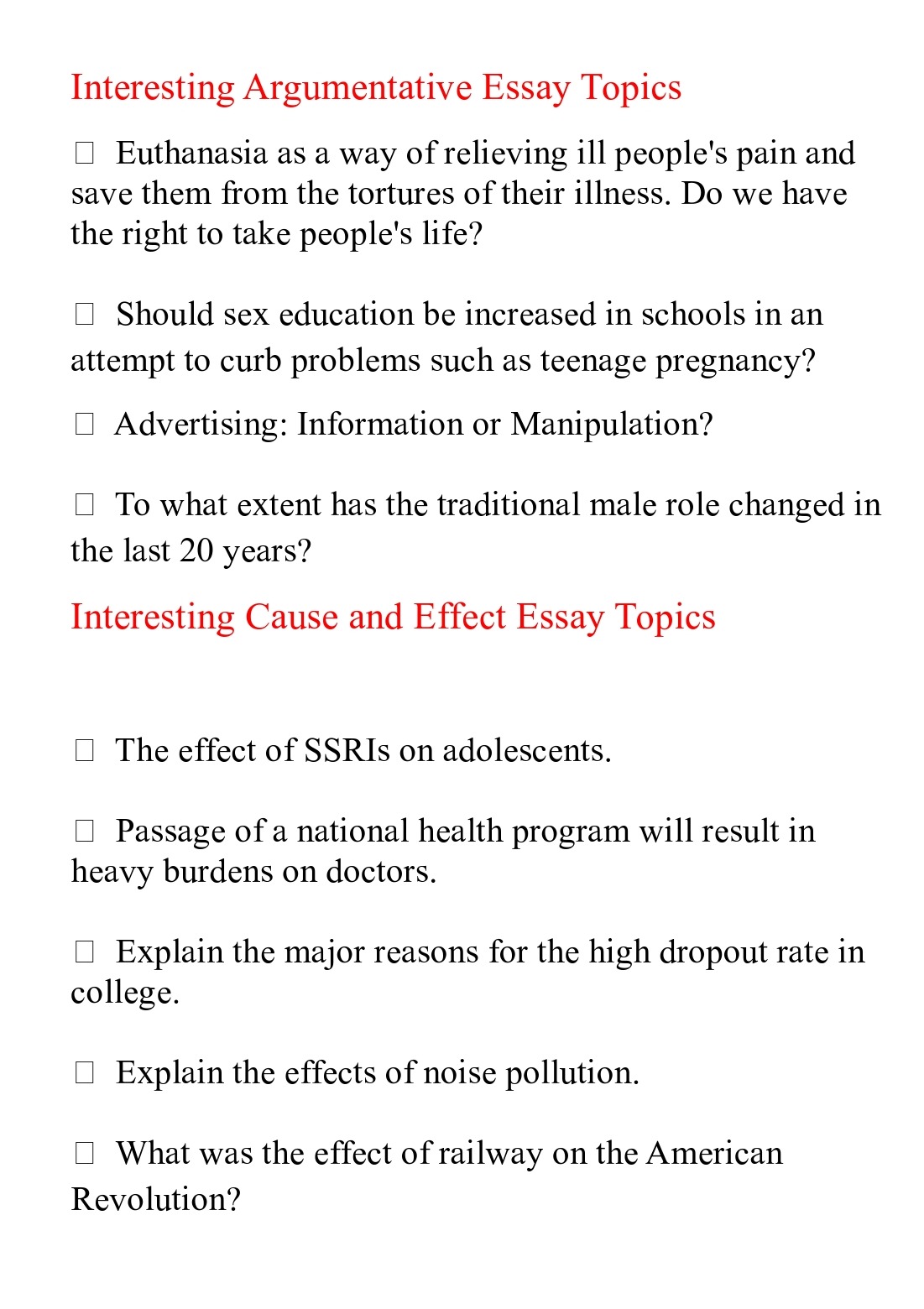 Opinion Essay Examples Elementary