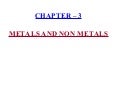 Physical Properties Of Metals And Nonmetals Ppt
