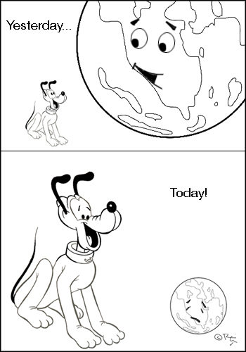 Pluto Cartoon
