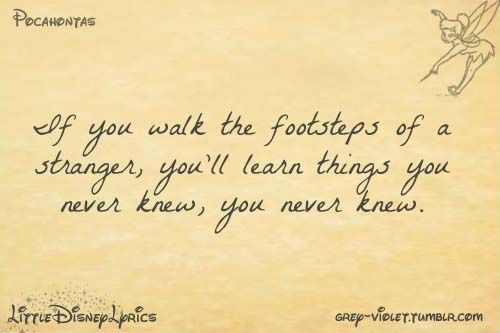 Pocahontas Colors Of The Wind Lyrics