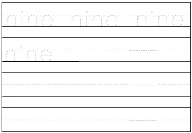 Printable Homework Sheets For Preschool