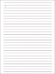 Printable Kindergarten Writing Paper With Picture Box