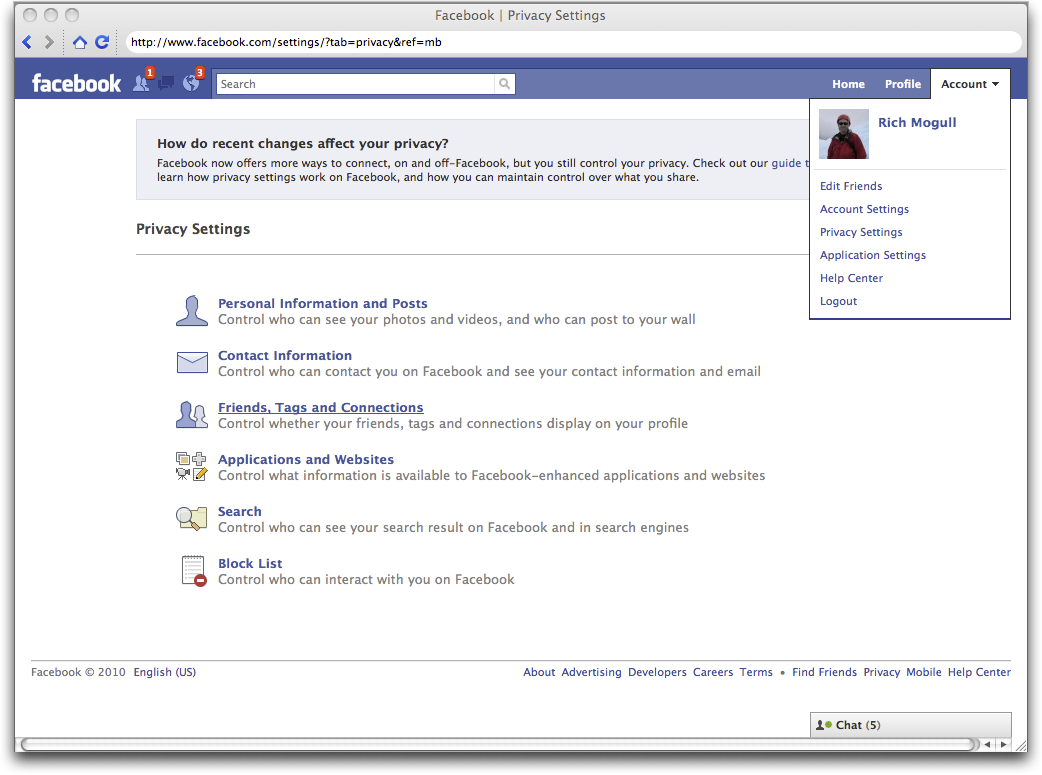 Privacy Settings