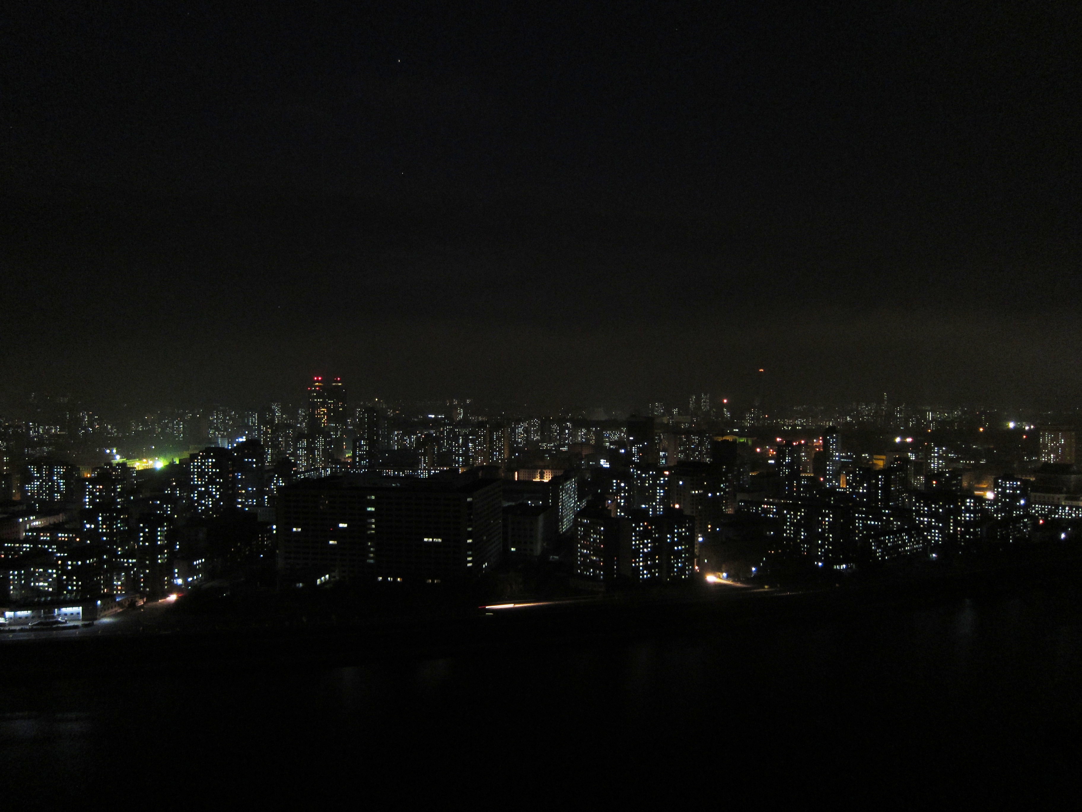 Pyongyang At Night