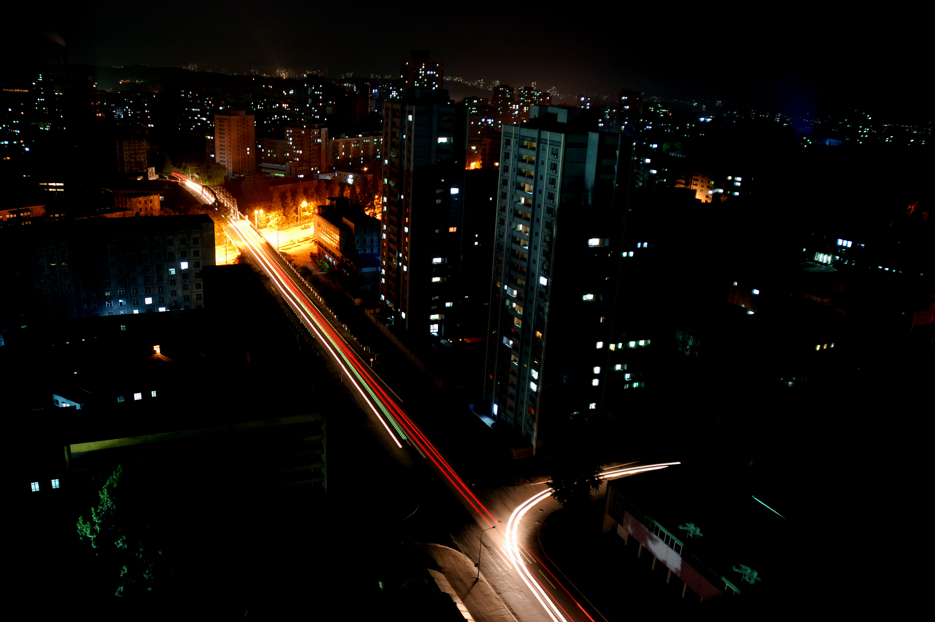 Pyongyang At Night