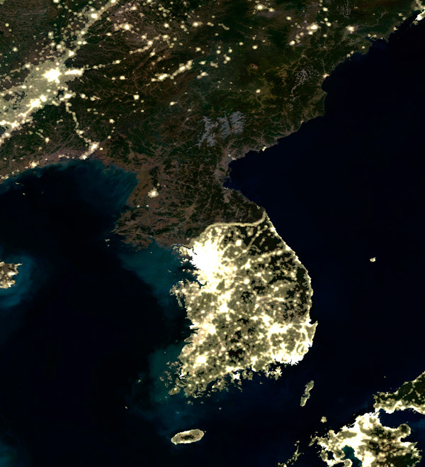 Pyongyang At Night