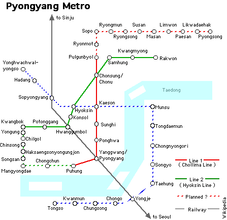Pyongyang Map