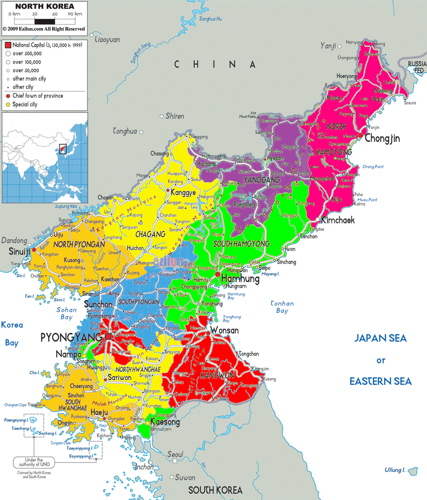 Pyongyang Map