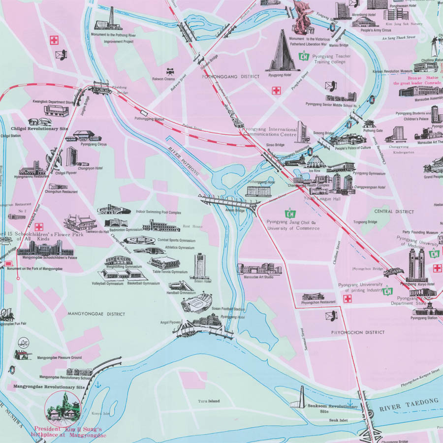 Pyongyang Map