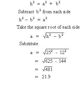 Pythagoras Theorem Example Questions