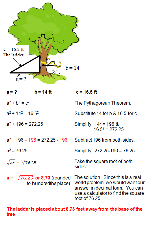 Pythagorean Theorem Word Problems Pdf