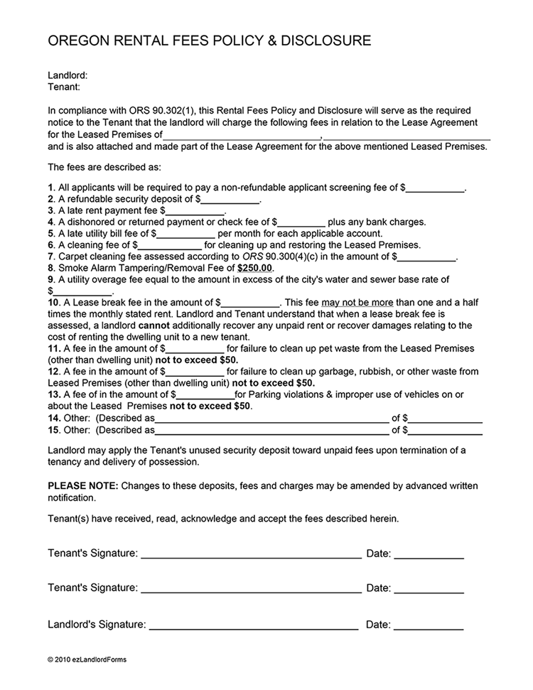 Rental Lease Agreement Template Nj