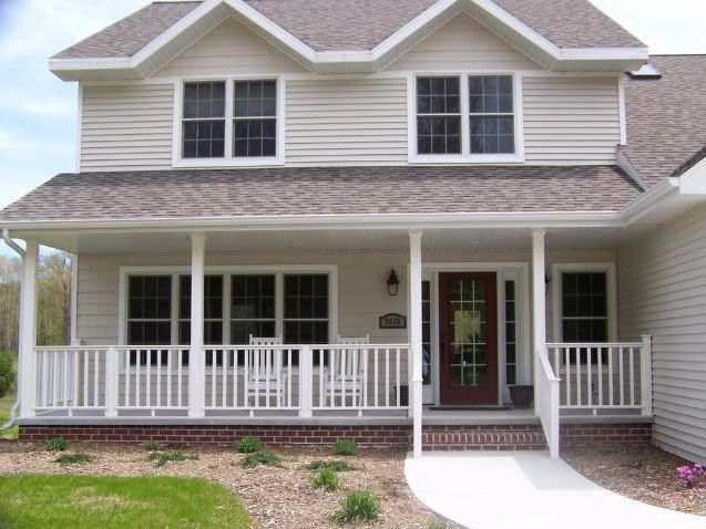 Round Front Porch Columns