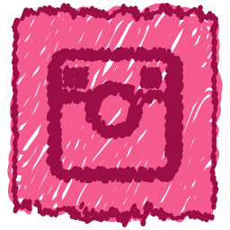 Round Social Media Icons Instagram