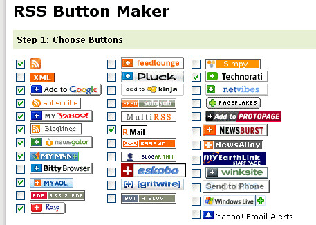 Rss Feed Button For Blogger