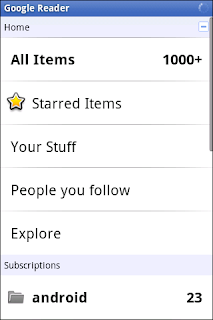 Rss Feed Reader Android Sample