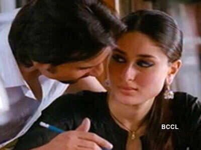 Saif Ali Khan And Kareena Kapoor Hot Kiss