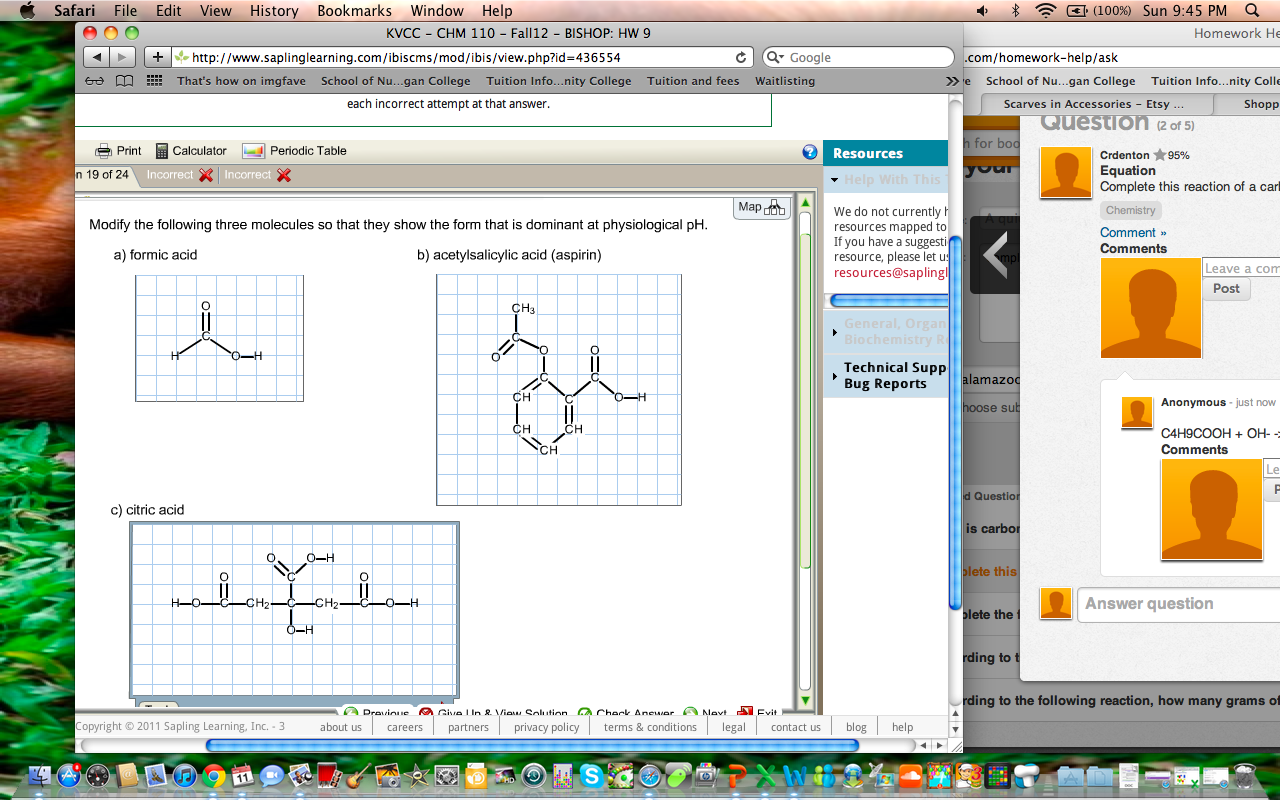 Science Homework Help