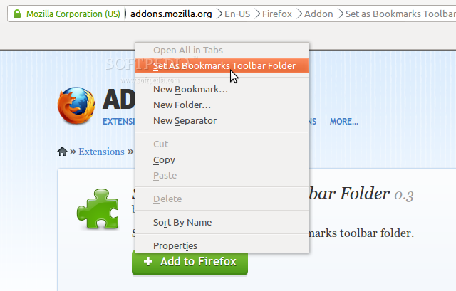 Search Results Toolbar Folder
