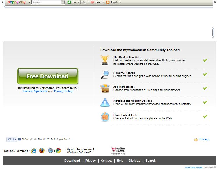 Search Results Toolbar Malware