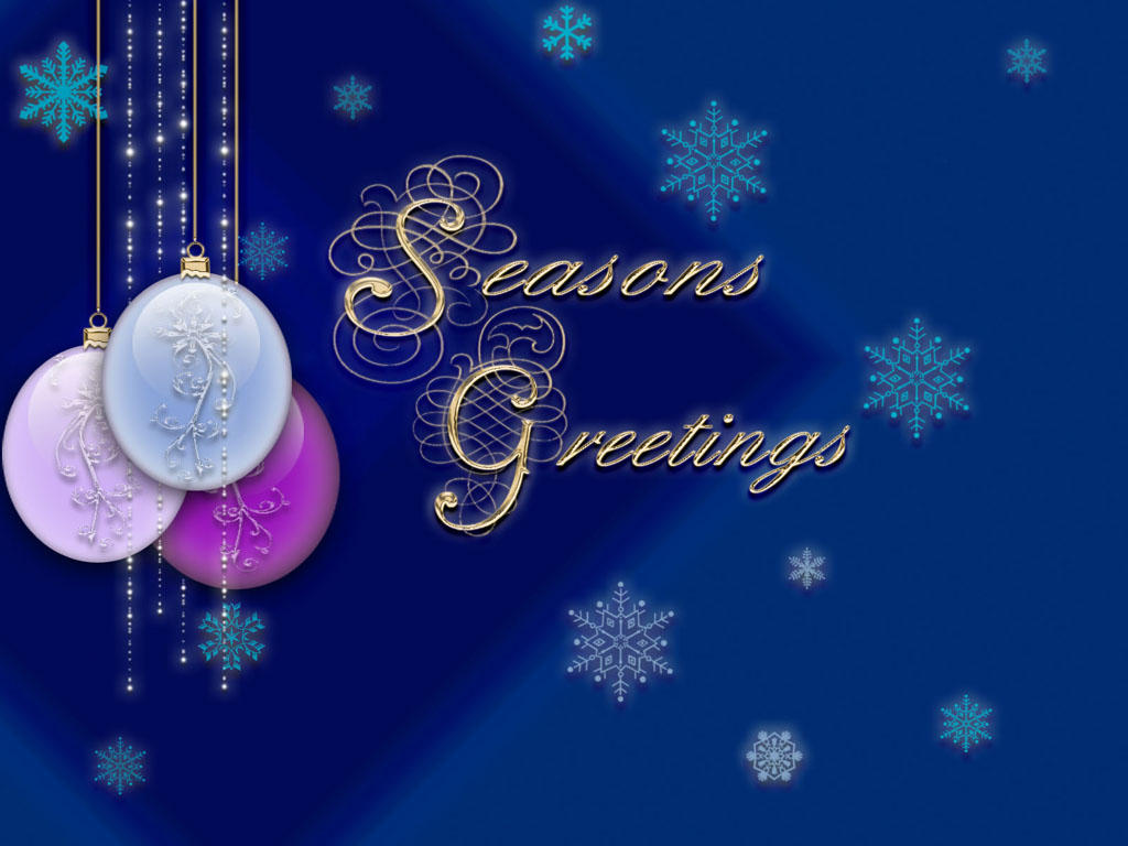 Seasons Greetings Wallpaper