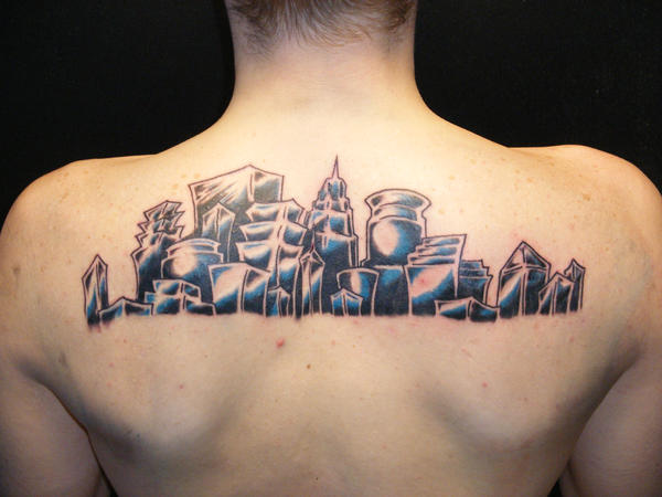 Seattle Skyline Tattoo