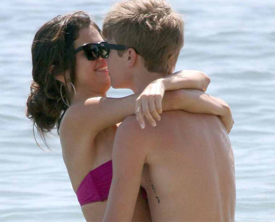 Selena Gomez Bikini Kiss