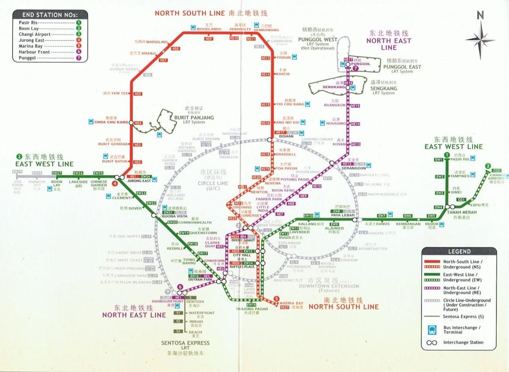 Sg Mrt Map Circle Line