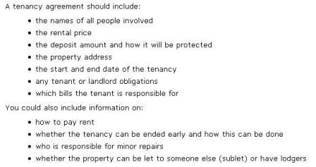 Short Tenancy Agreement Template