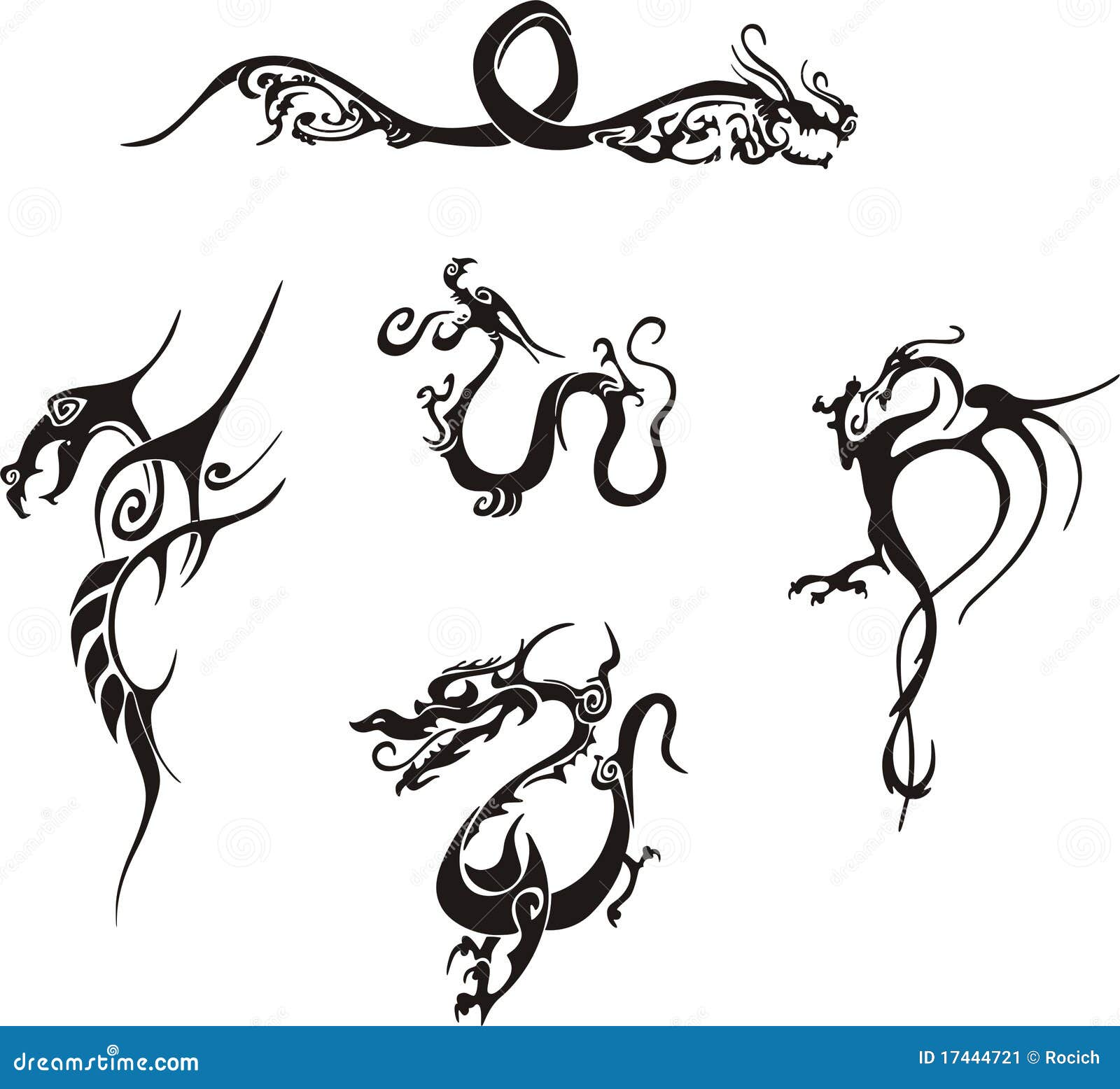 Simple Dragon Tattoo Designs For Women