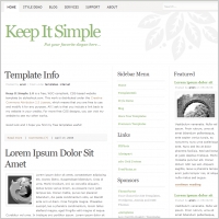 Simple Web Design Templates