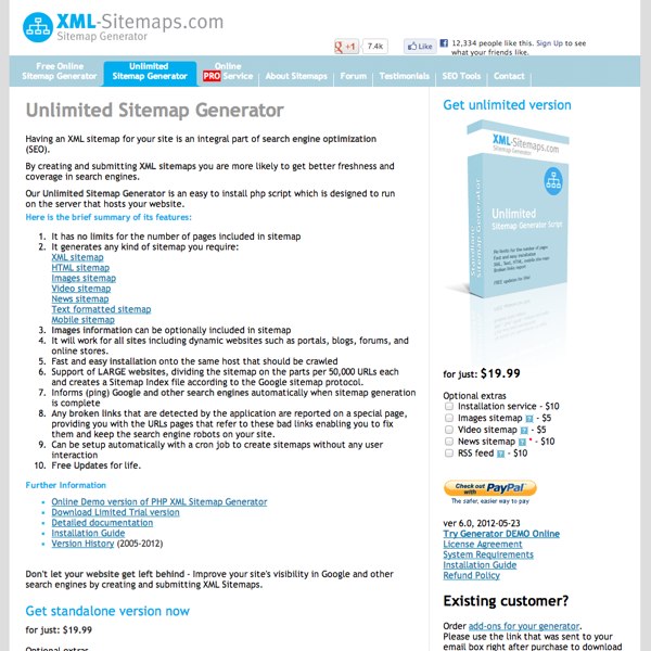 Sitemap Generator Free Online