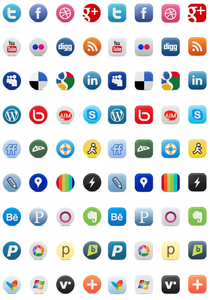Social Media Icons Free Download