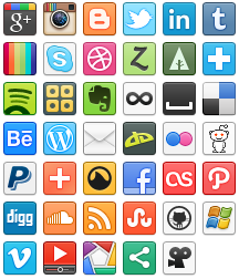 Social Media Icons Vector Instagram