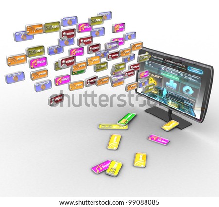Social Media Icons White Background