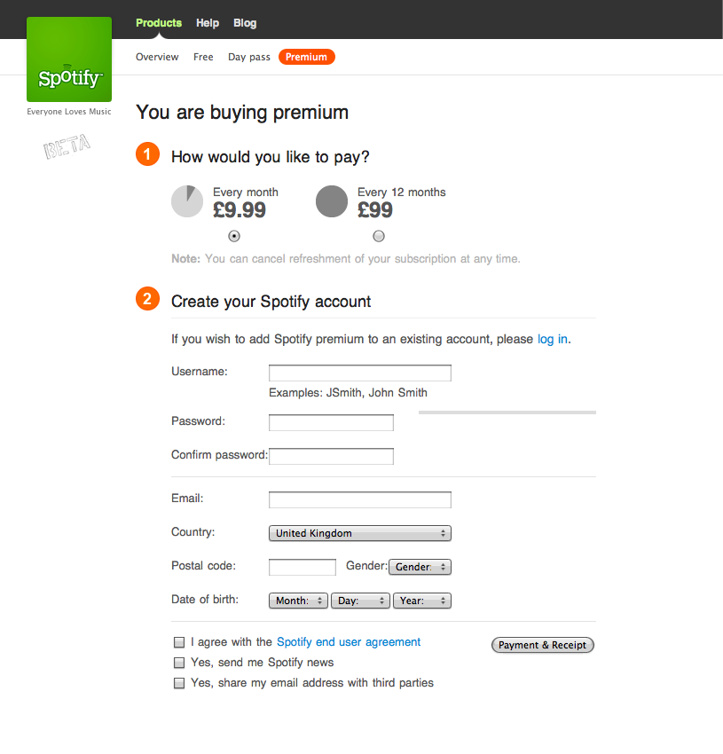 Spotify Premium Cost Money