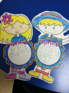 Spring Writing Paper For Kindergarten