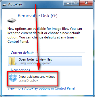 Stop Uploading Photos To Dropbox