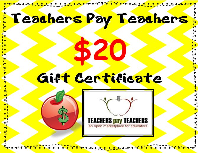 Teachers Pay Teachers Gift Card