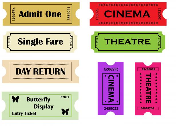 Theatre Tickets Clipart
