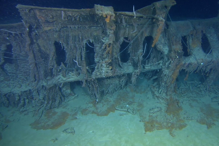 Titanic Shipwreck Map