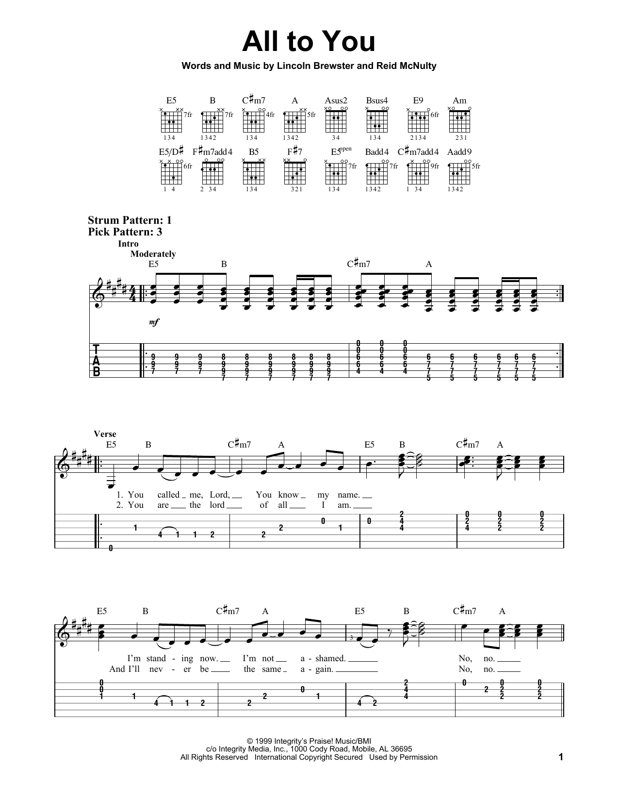 Today Is The Day Lincoln Brewster Chords And Lyrics