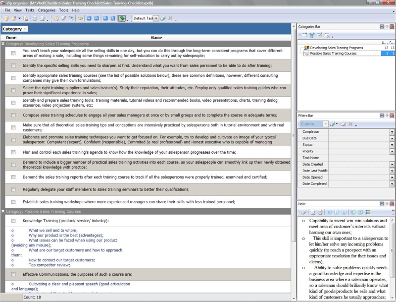 Training Documentation Template