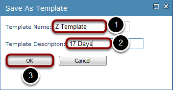 Training Documentation Template